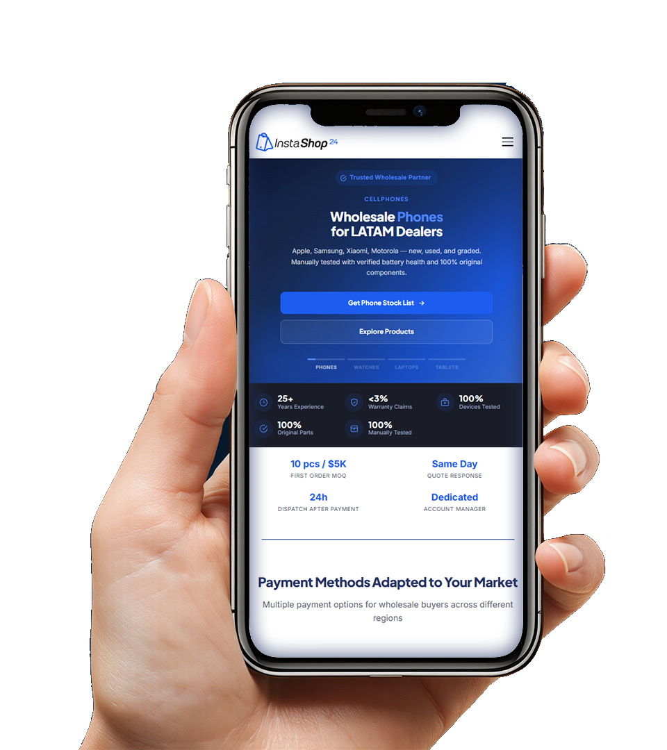 InstaShop24 en móvil